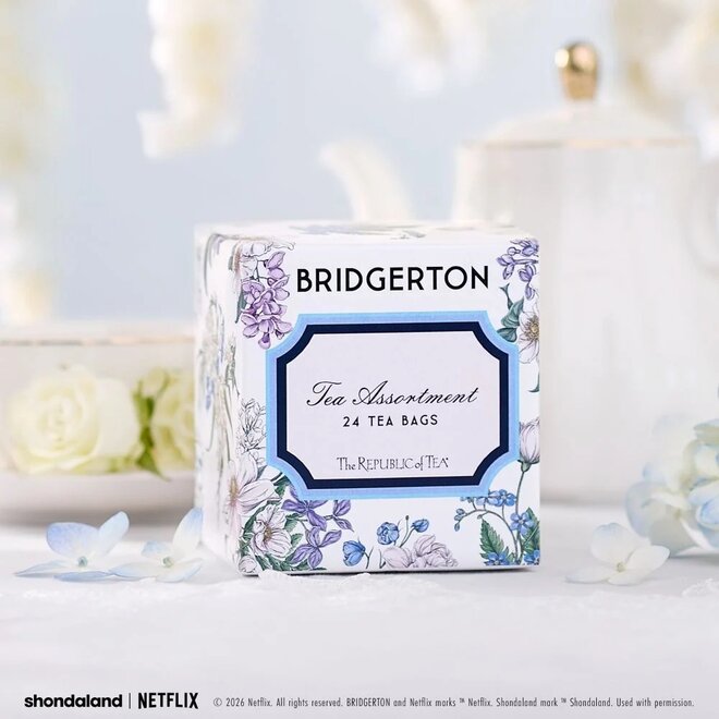 Republic of Tea Bridgerton Season 4 Tea Assortment Gift Box 24s