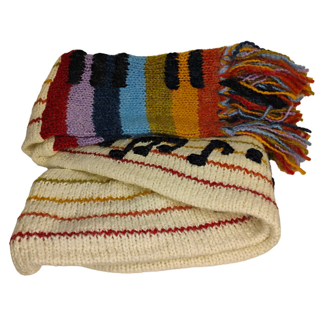 Musical Scarf With Fringe