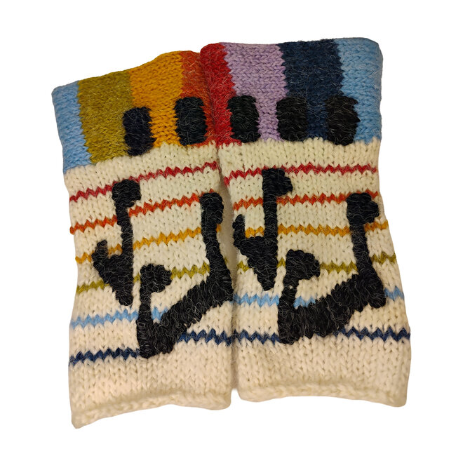 Musical Cut-Off Mittens