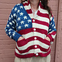 USA Flag Pattern Cardigan