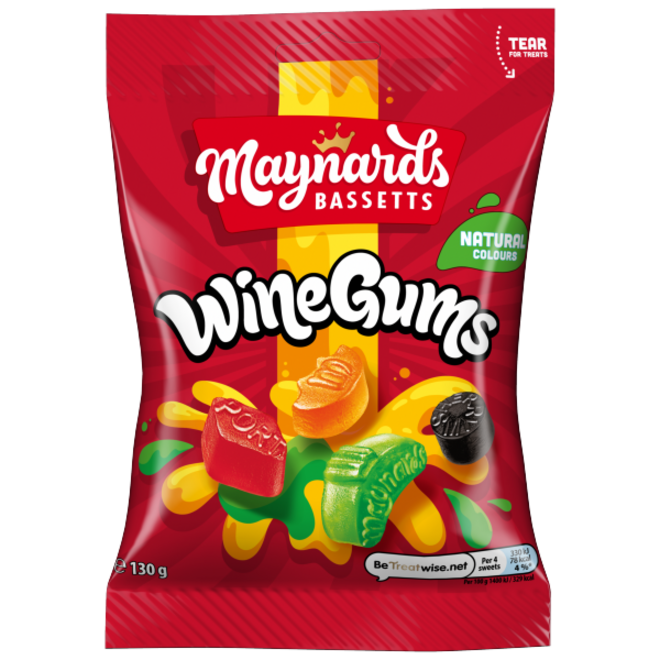 Maynards Bassetts Wine Gums Bag 130g