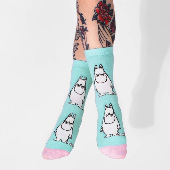 Moomintroll Grumpy Blue Women's Socks