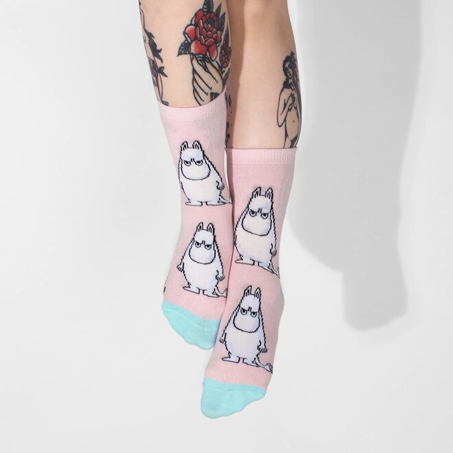Moomintroll Grumpy Pink Women’s Socks