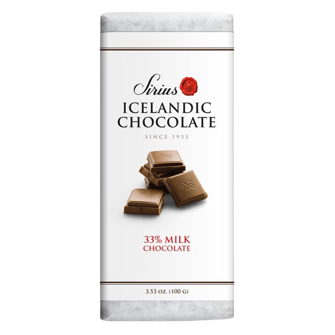 Sirius 33% Icelandic Milk Chocolate Bar