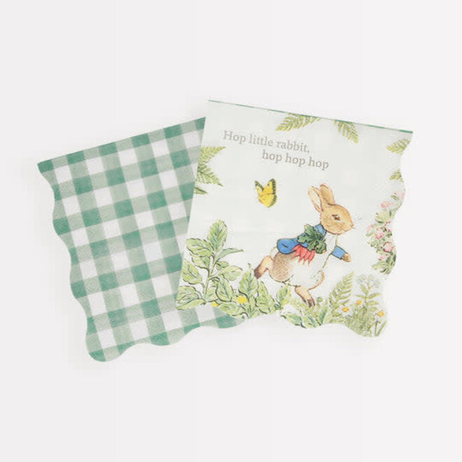 Peter Rabbit in the Garden Paper Cocktail Napkins