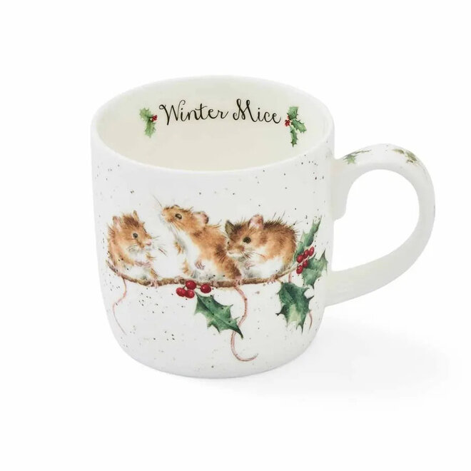 Winter Mice Small Mug