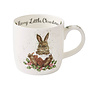 'Merry Little Christmas' Bunny Small Mug