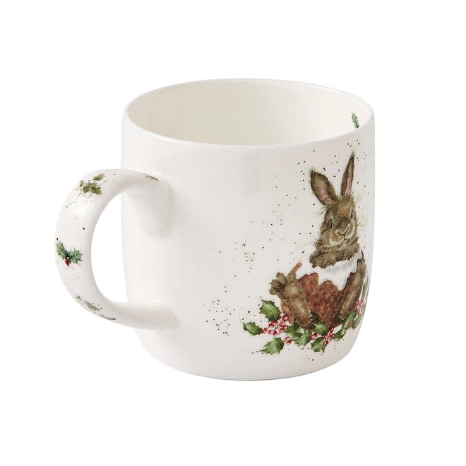 'Merry Little Christmas' Bunny Small Mug