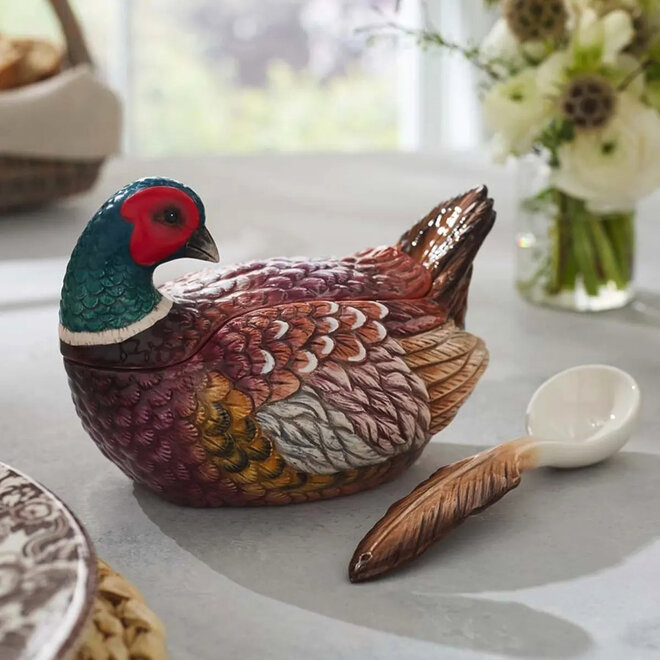 Woodland Pheasant Gravy Boat