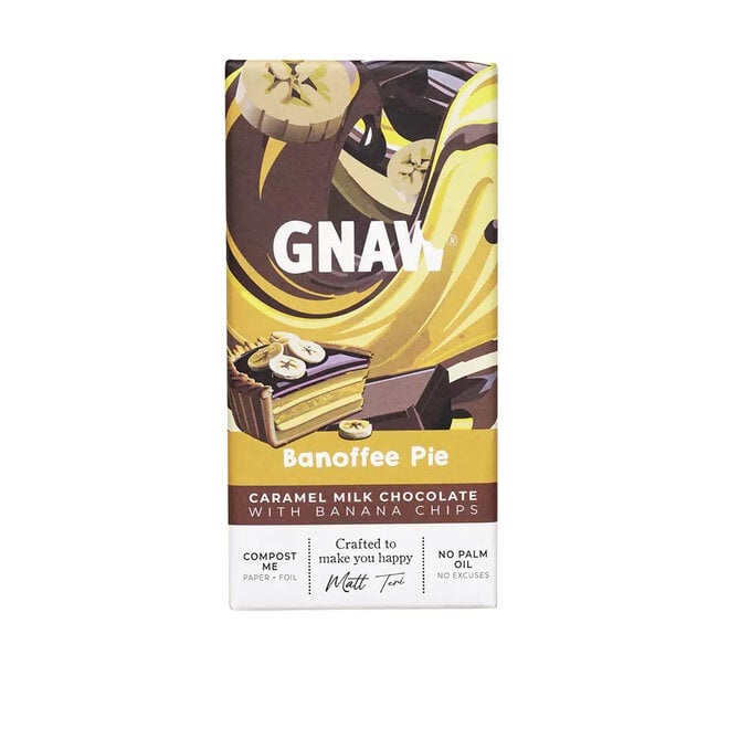 Gnaw Banoffee Pie Milk Chocolate Bar