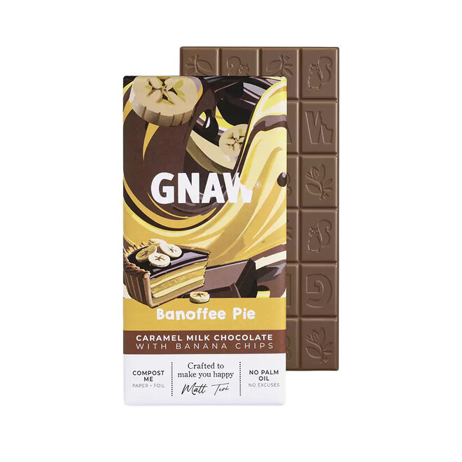 Gnaw Banoffee Pie Milk Chocolate Bar
