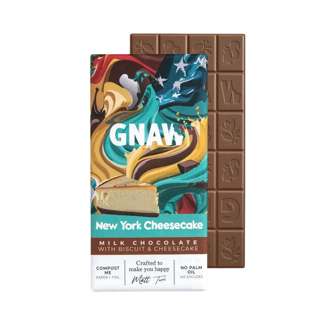 Gnaw New York Cheesecake Chocolate Bar