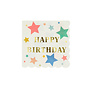 Happy Birthday Stars Small Paper Napkins