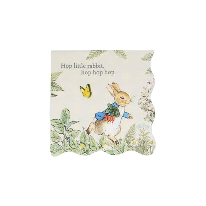 Peter Rabbit in the Garden Paper Cocktail Napkins