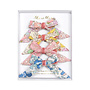 Floral Pattern Bow Hair Clips