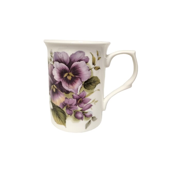 Adderley Ceramics Pansy Mug