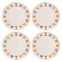 Quilt Blocks Melamine Dinner Plate Set