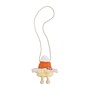 Candy Corn Halloween Plush Purse