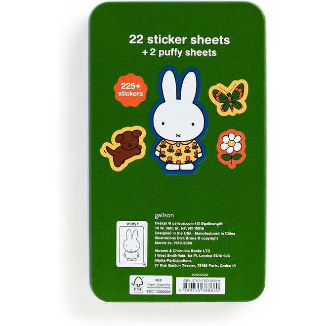 Miffy Sticker Tin