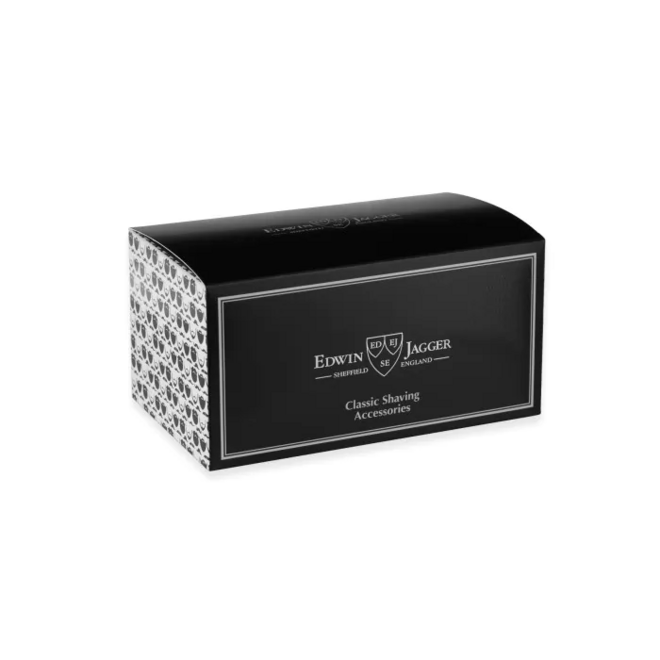 Edwin Jagger Gillette Mach3 Shaving Set (Grey & Chrome, Black Synthetic)