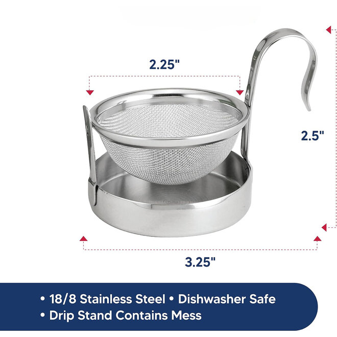Stainless Steel Tip Tea Strainer