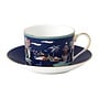 Wonderlust Blue Pagoda Teacup & Saucer