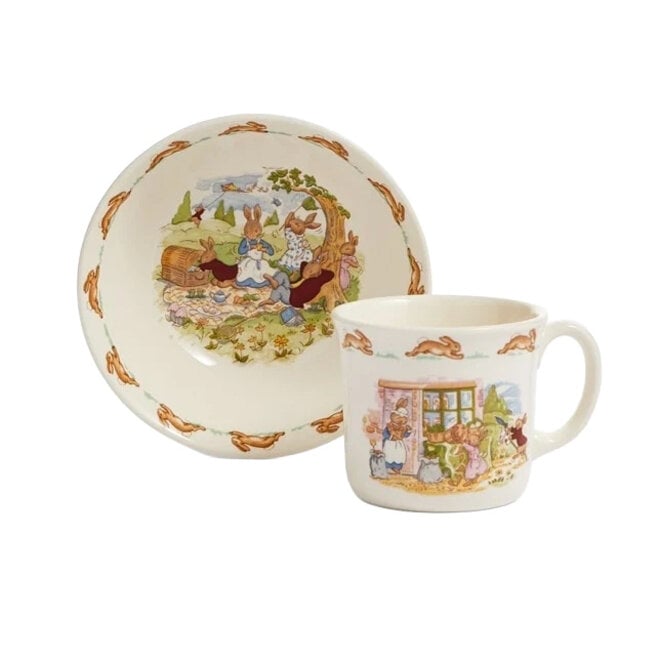 Bunnykins 2-Piece Infant Set (Bowl & One Handled Mug)
