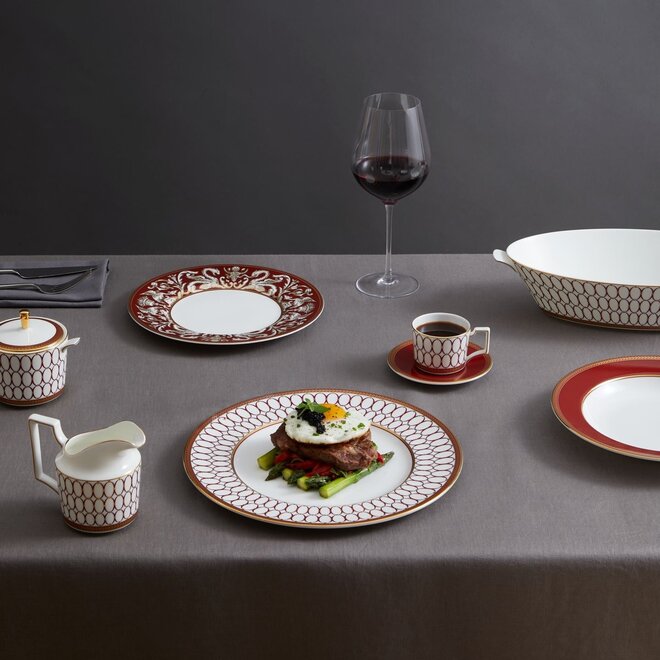 Renaissance Red Espresso Cup & Saucer