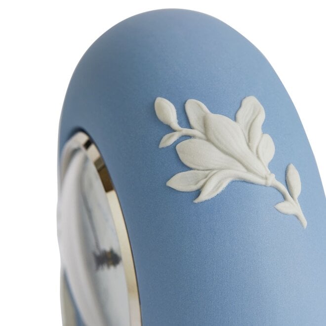 Magnolia Blossom Jasper Mantel Clock