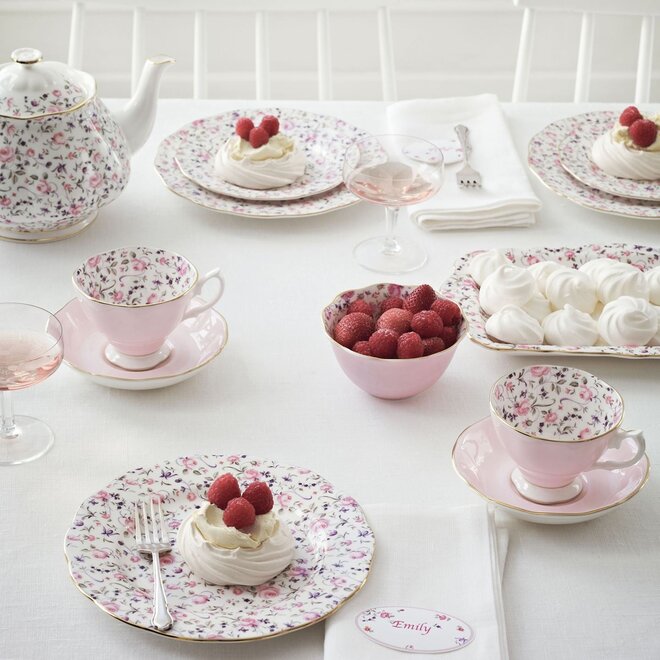 Rose Confetti Tea Set