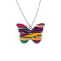 Butterfly Heather Pendant Necklace