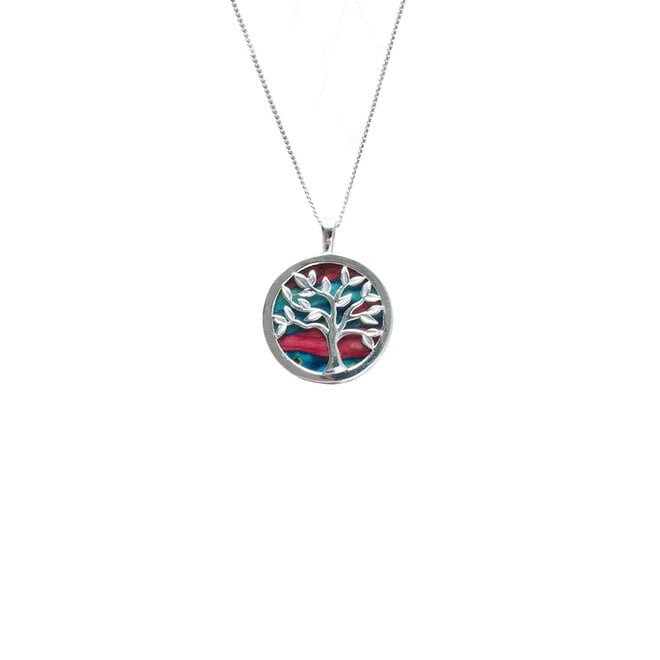 Tree of Life Silver Pendant Necklace