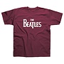 Beatles Logo Maroon T-Shirt
