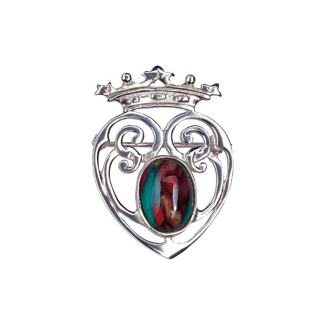 Silver Luckenbooth Brooch