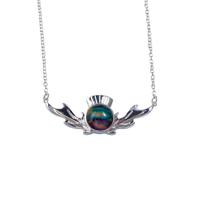 Thistle Silver-Plated Necklace