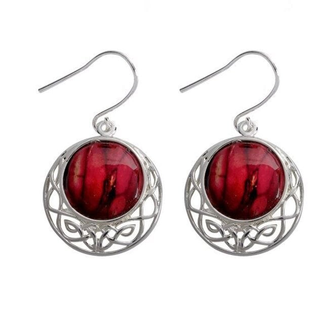 Cormag Celtic Drop Earrings