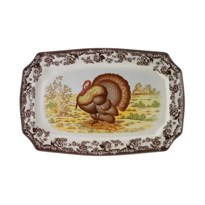 Woodland Rectangular Platter (Turkey)