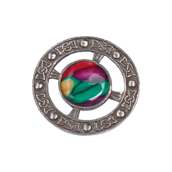 Celtic Pewter Brooch