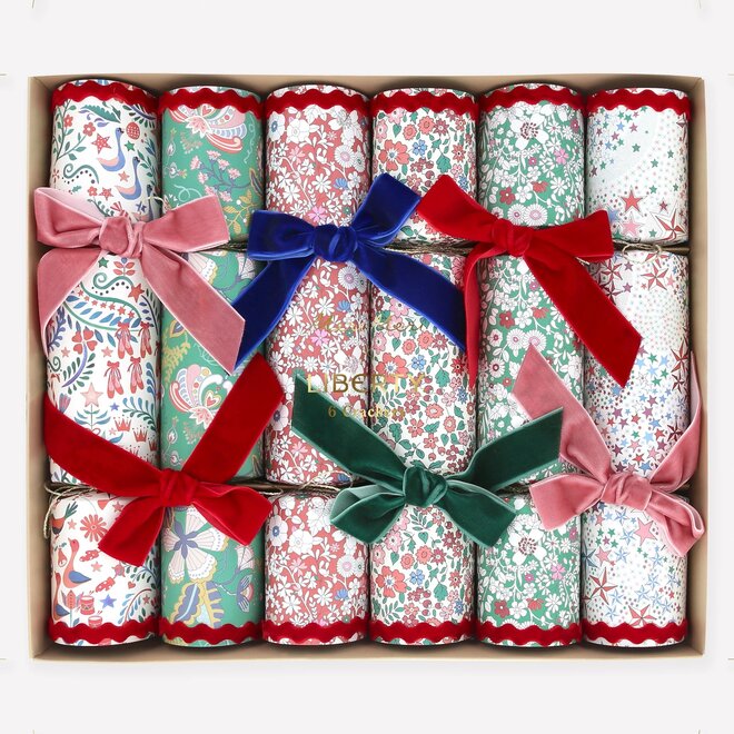 Liberty Velvet Bow Crackers (Box of 6)