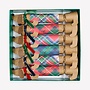 Tartan Sausage Dog Christmas Crackers (Box of 6)
