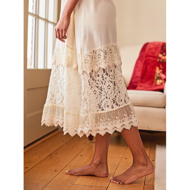 Camille Ecru Lace Slip