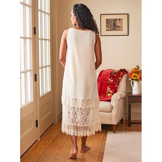 Camille Ecru Lace Slip