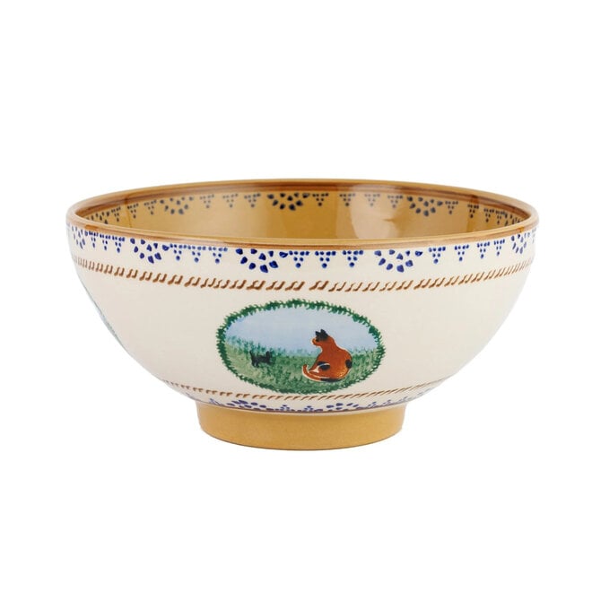 Assorted Animals Landscape Large Bowl