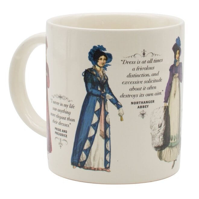 Jane Austen Regency Finery Heat Transforming Mug