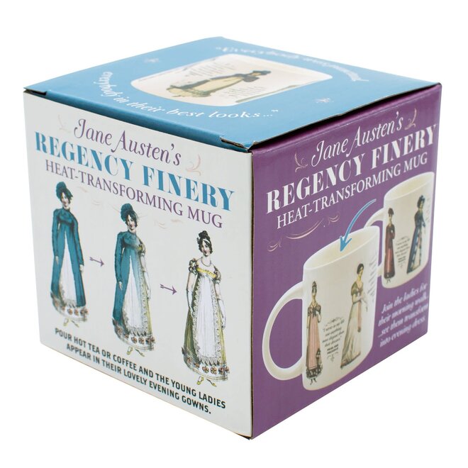 Jane Austen Regency Finery Heat Transforming Mug