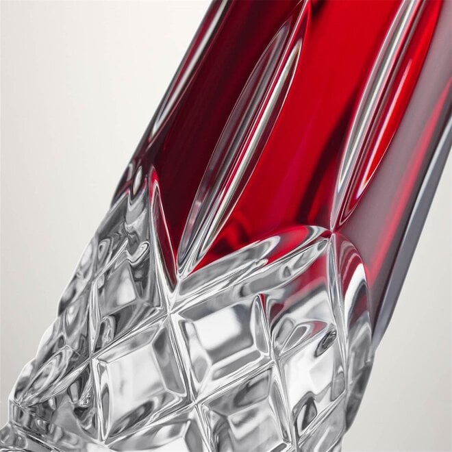 Lismore Red Bud Vase 7"