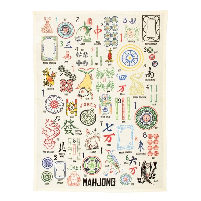 Mahjong Dish Towel