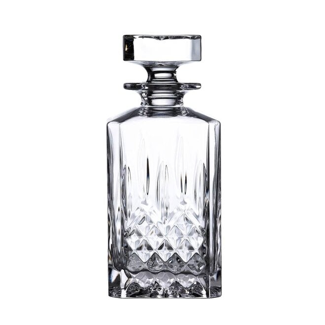 Marquis Markham Double Old Fashioned Glasses & Square Decanter Set