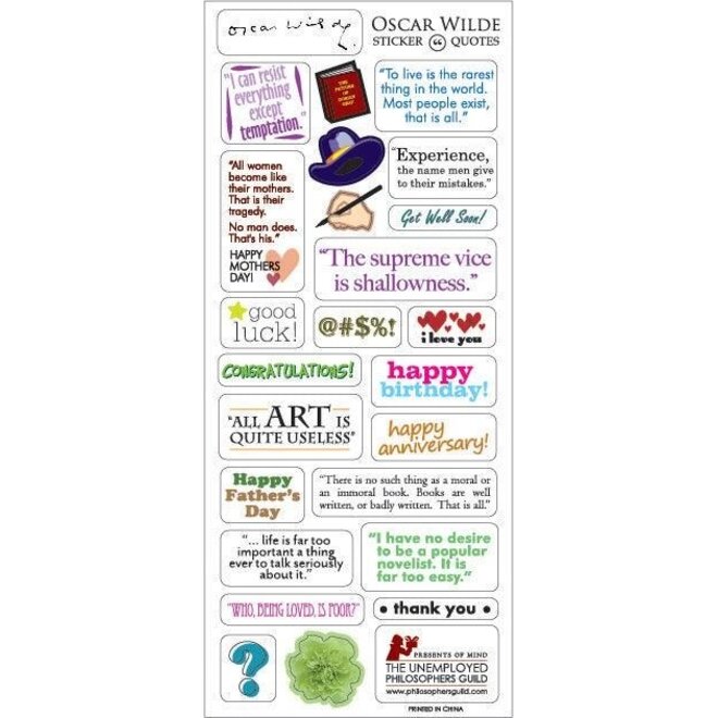 Oscar Wilde Quotable Notable Greeting Card