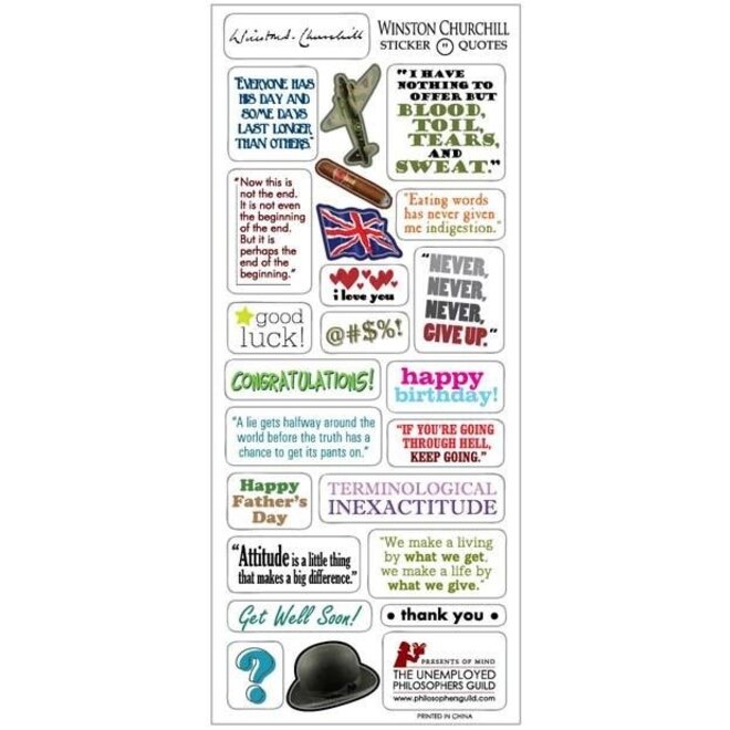 Churchill Quotable Notable Greeting Card